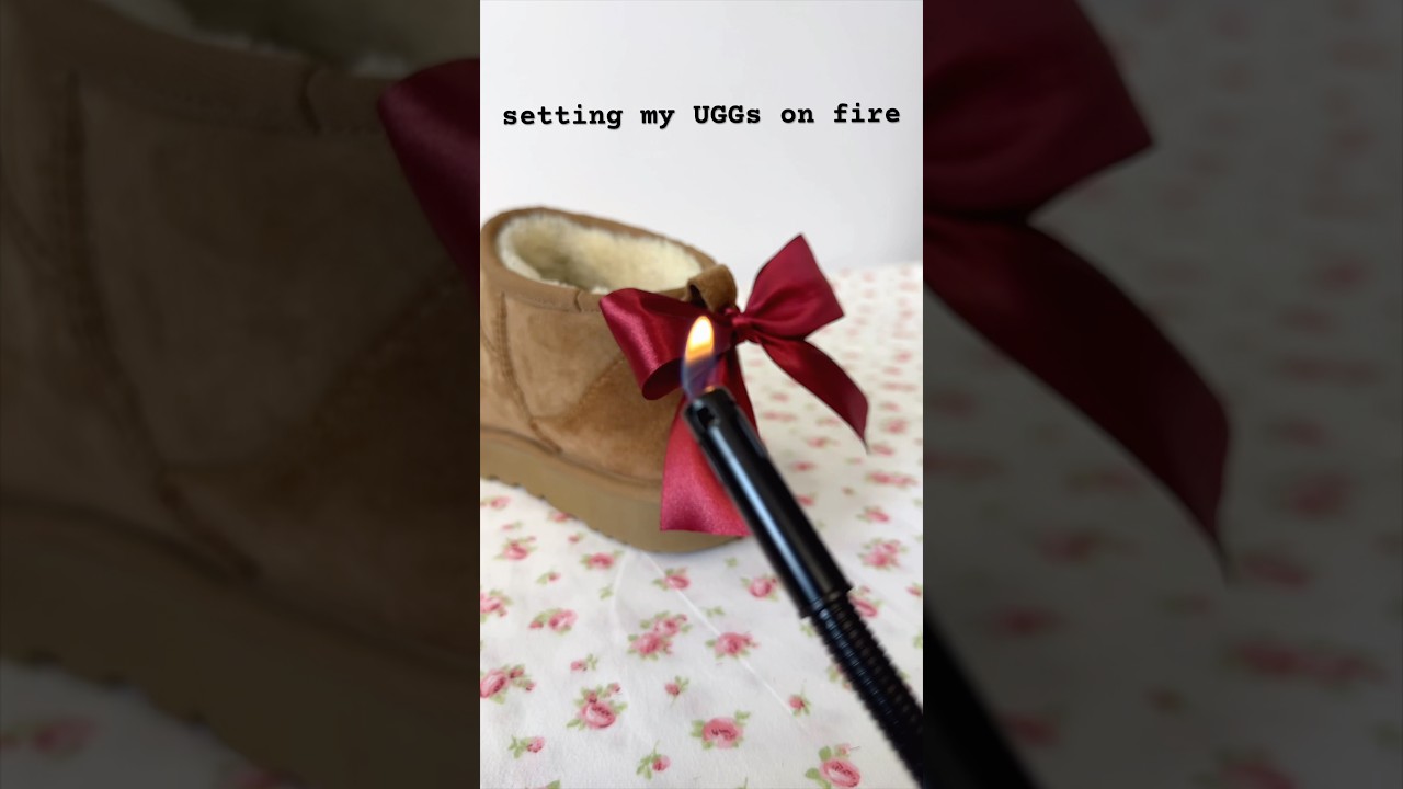 how to decorate your UGGs (gone wrong 🔥) 🎀 