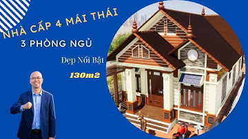 Mẫu Nhà Cấp 4 Mái Thái 3 Phòng Ngủ 130m2  Đẹp Nổi Bật Tại Phan Thiết Bình Thuận | Kisato