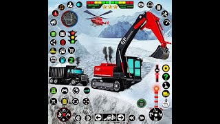 Snow Excavator Simulator Game City construction Simulator 3D screenshot 4