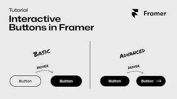 Interactive Buttons in Framer | Step-by-Step No-code Tutorial