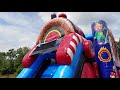 Circus Train Bounce House With Slide Rental