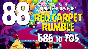 Angry Birds POP! Part 88 - Levels 686 to 705 - Red Carpet Rumble - Let