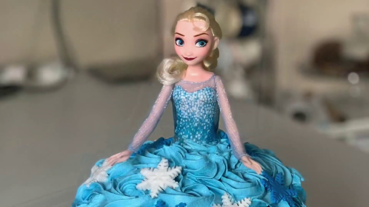 Elsa Bebek pasta yapımı/ bebek pasta tarifi YouTube