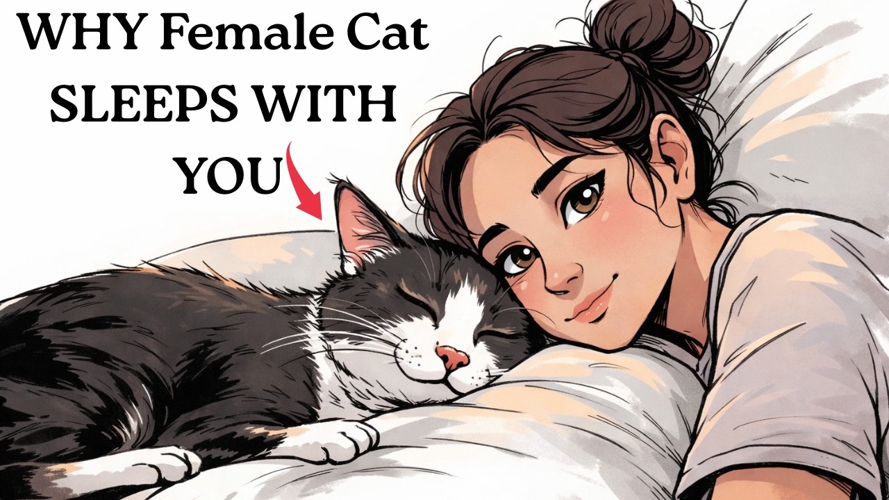 Why Your Female Cat Sleeps Next To You (The Real Reason)