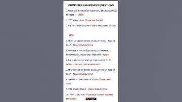 computer Awareness question #shorts#viral#viralshorts#shortsvideo#education#currentaffairs