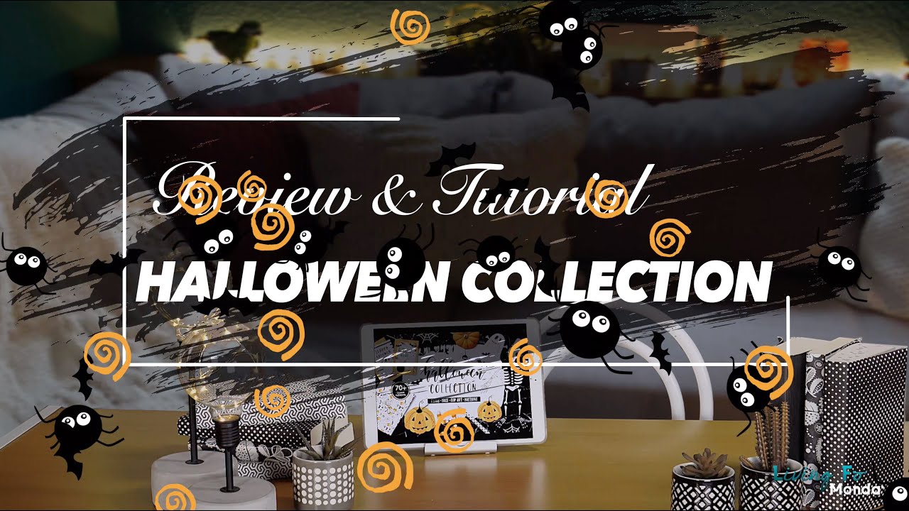 Review & Tutorial Create a Halloween Place Card YouTube