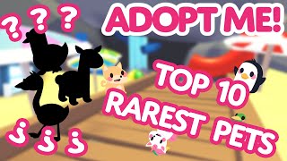 🥇❓TOP 10 Rarest Pets❓Adopt Me! on Roblox