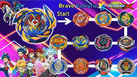 【Brave Valkyrie VS ALL Season DB】 Marathon Battle Beyblade Burst DB  베이블레이드 버스트 DB ベイブレードバーストDB