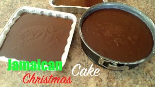 How to Make | Traditional Jamaican Christmas Cake | Jamaica Black Cake | Fruit Cake | Wedding Cake