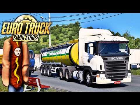 Euro Truck Simulator 2 - Scania with Straight Pipe HotDog
