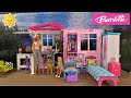 Barbie and Ken New Vacation Home Story with Barbie Sister Chelsea and Barbie Lake Home Biking Fun