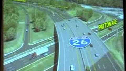 I-26 Connector/ computer visualization/Section B, alt. 2