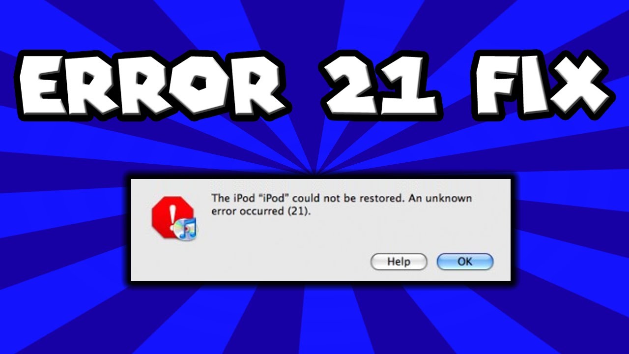 Error code 21