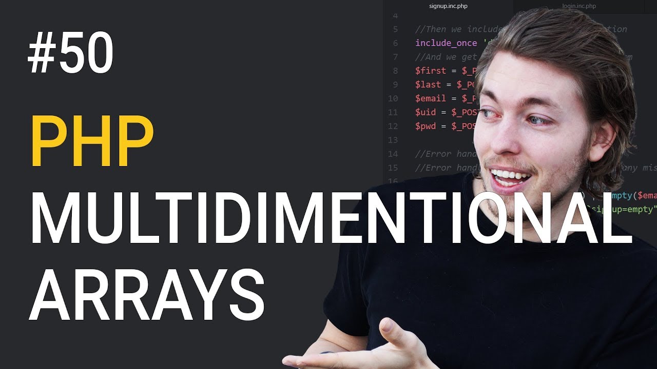 php คือ  New 2022  50: What are multidimensional arrays in PHP - PHP tutorial