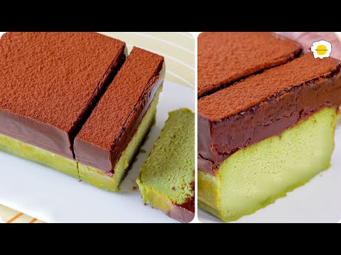 Matcha Chocolate Cheesecake Recipe  Recette de gteau au fromage au chocolat et au matcha