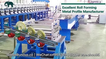 Strut Channel Solar Panel Mounting Rack C Purlin roll forming machine C shape steel forming machine