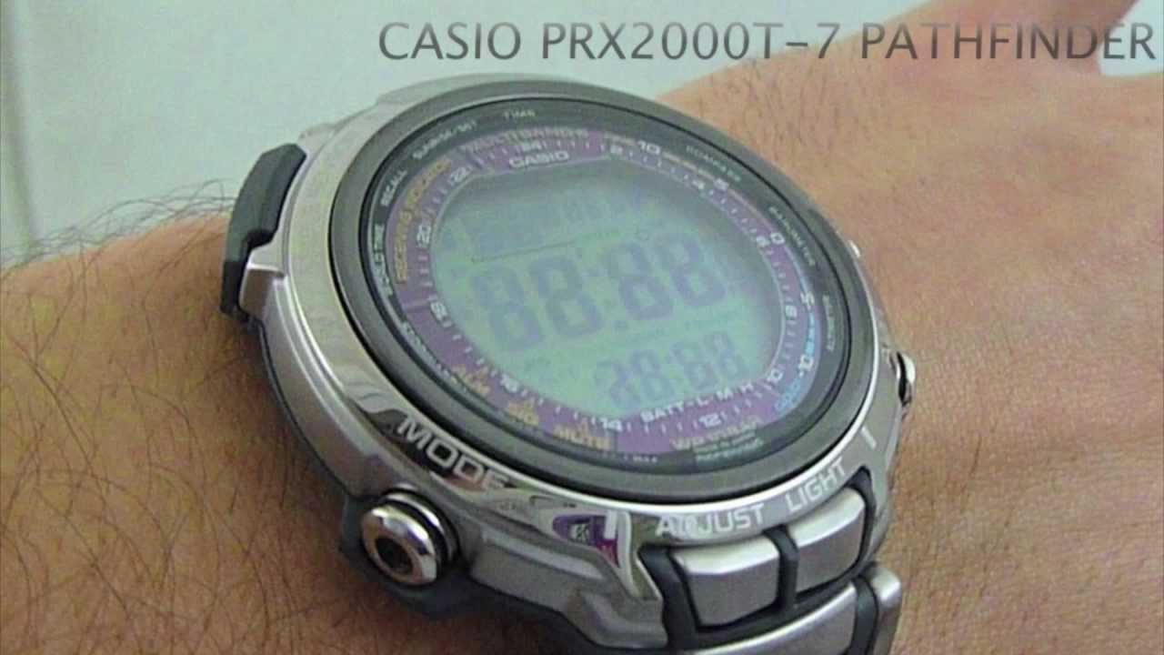 Casio ProTrek PRX2000T-7 Pathfinder - Free Shipping - Save Sales Tax -  TQDiamonds.com