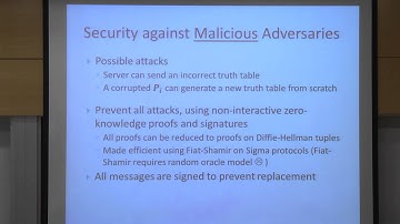 Non-Interactive Secure Computation Systems Benny Pinkas at Technion