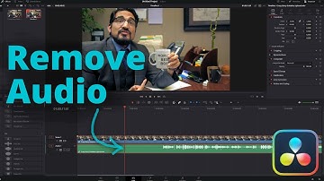 DaVinci Resolve - Delete Audio From Video
