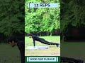 Wide Grip Pushup (12 Reps)