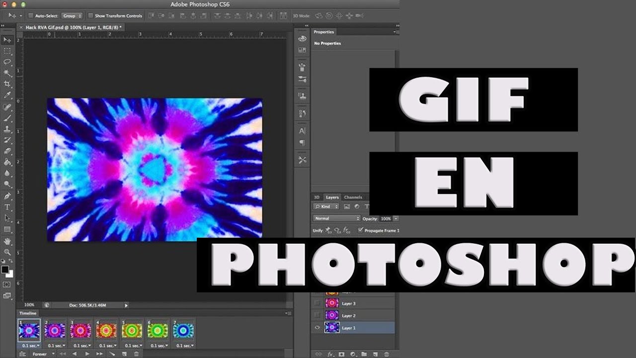 Como criar gif animado no Photoshop CS6 