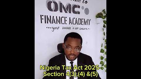 Nigeria Tax Act 2025-Section 4 Subsection 3-5-Continuation of Taxable Income