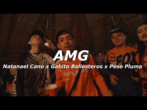 Natanael Cano x Gabito Ballesteros x Peso Pluma – AMG (Letra/Lyrics)