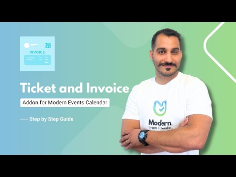 Ticket And Invoice Add-on for Modern Events Calendar: A Complete Setup and Tutorial Guide!