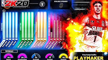 UNSTOPPABLE 99 OVERALL LAMELO BALL BUILD IN NBA 2K20