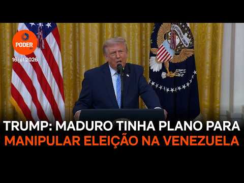 Trump afirma que o regime de Maduro fraudou as eleições na Venezuela