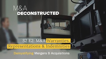 M&A Warranties, Representations & Indemnities