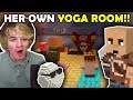 GRAND REVEAL Of Yoga Room For SUNNY By FitMC With Tubbo on QSMP