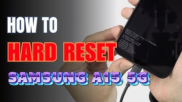 How to Hard Reset Samsung Galaxy A15 5G | Removing Password Unlock