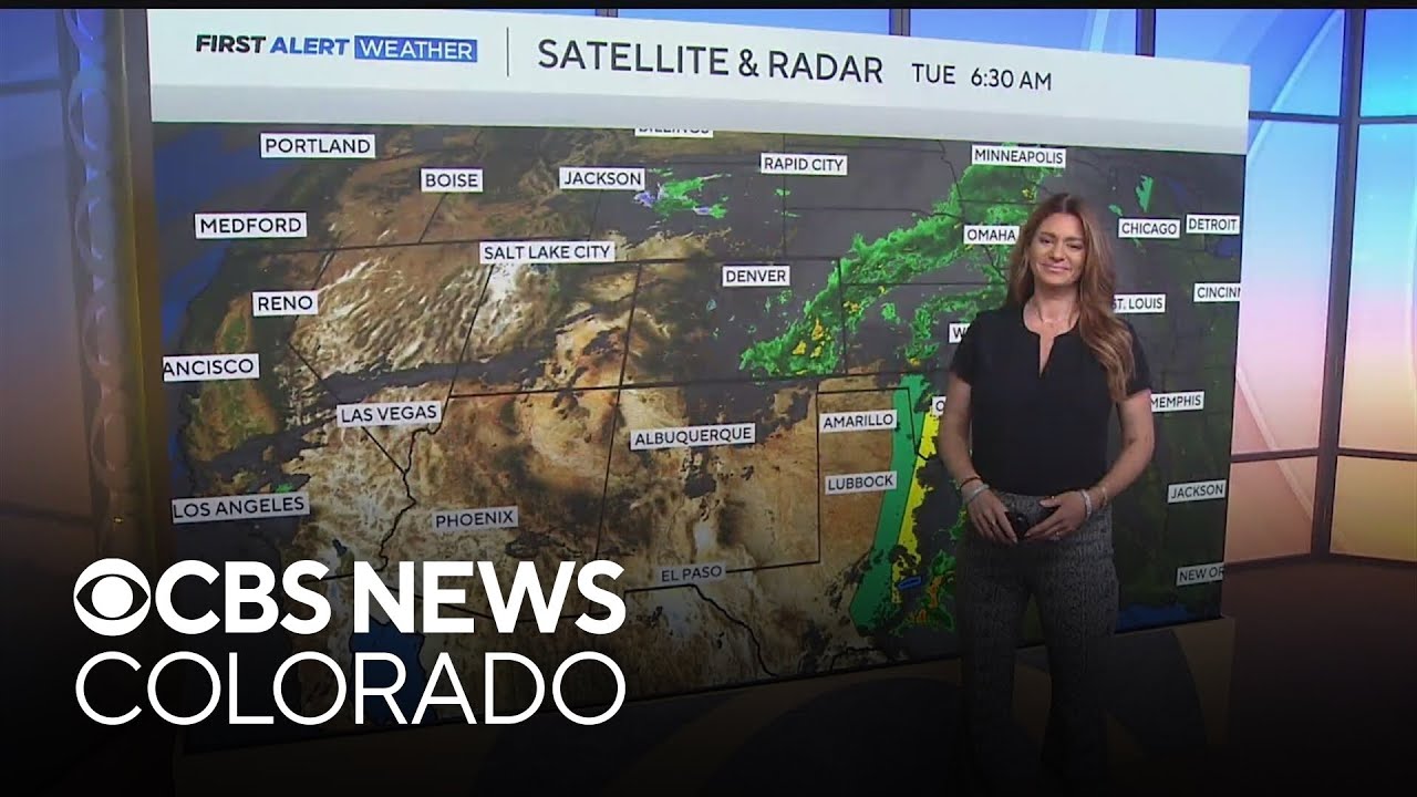 Cooler and cloudy with more rain chances for Tuesday afternoon - YouTube