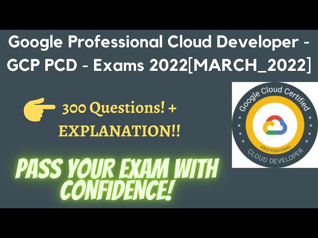google certified professional cloud developer certification