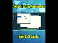Skype Bulk sender for sending automated messages to USA #bulksms #bulksmsmarketing #skypesms