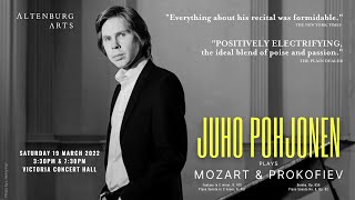 Juho Pohjonen plays Mozart &amp; Prokofiev (Saturday 19 March 2022)