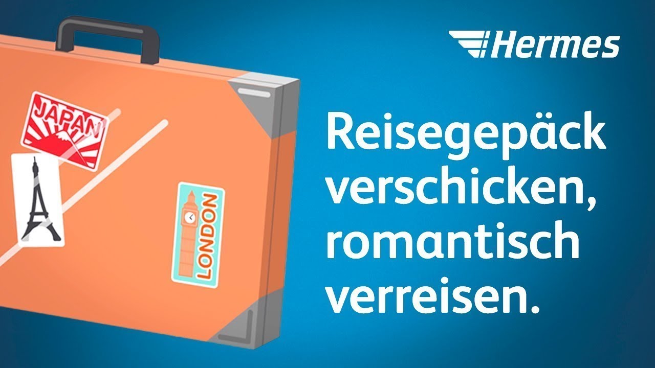 Versenden mit Hermes: Reisegepäck und Koffer #Hermes #Gepäck #versenden -  YouTube
