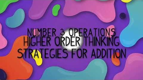 Split Strategy for Addition - Flipped Learning Video
