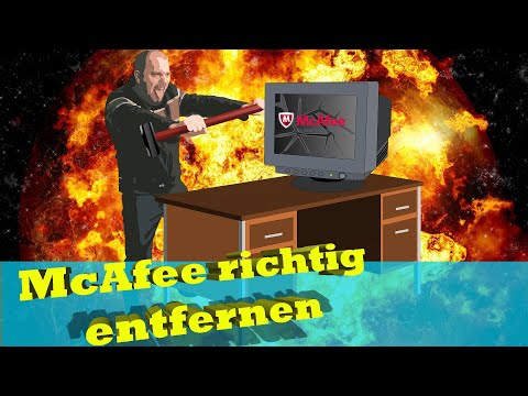 Video: So Entfernen Sie Mcafee Vollständig