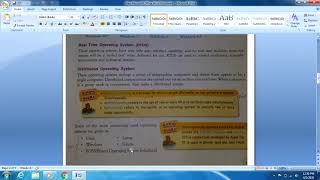 Class 8 Computer Ch 1 Operating System
