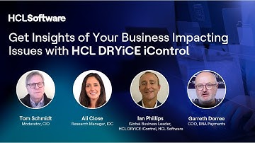 Get Insights of Your Business Impacting Issues with HCL DRYice iControl