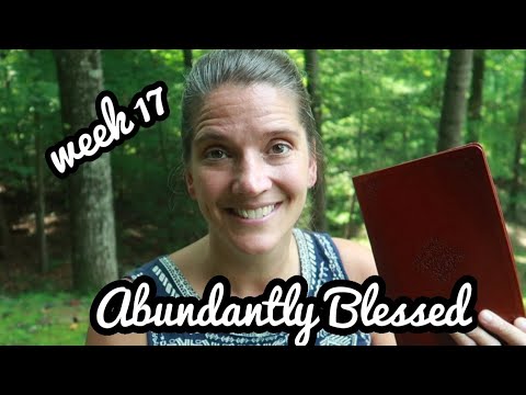 abundantly blessed week 17 - YouTube
