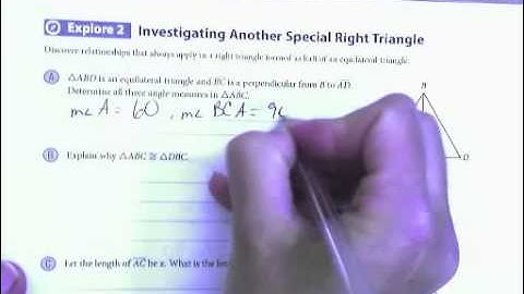 Special Right Triangles Day 1