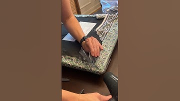 The secret to getting smooth vinyl corners on chairs #homedecor #kitchendesign #upholstery #diy