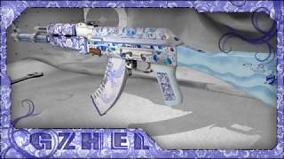 Ak-47 Russian Gzhel