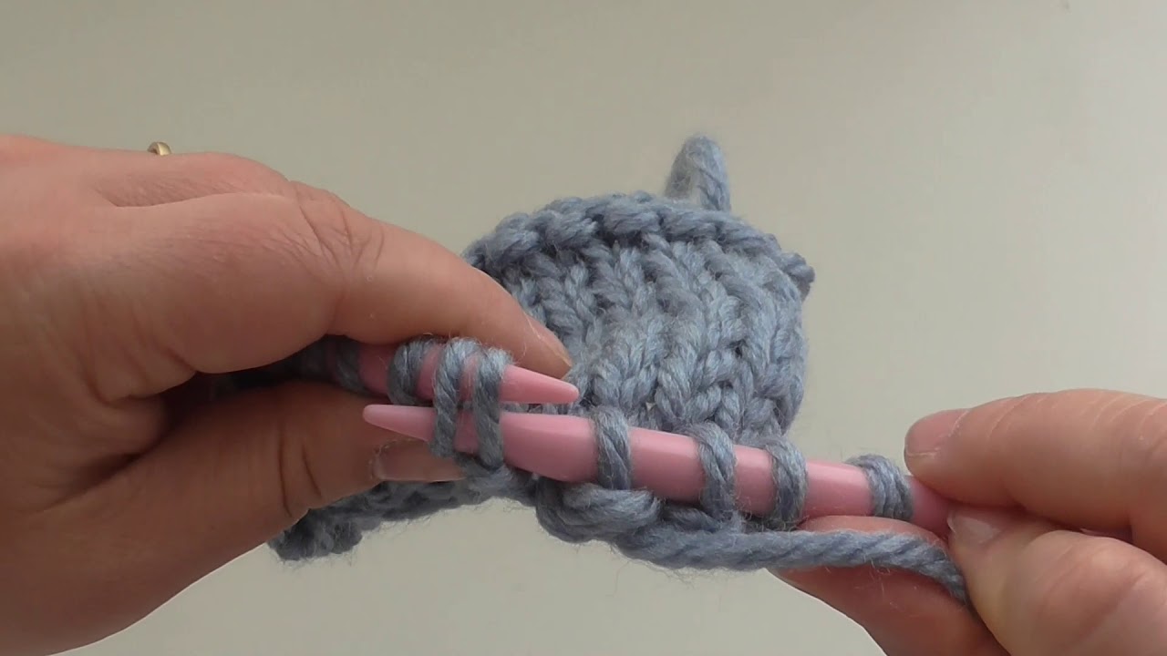 Learn to Knit - Purl 2 Together (p2tog) UK - YouTube