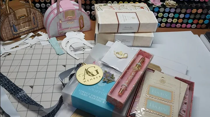 Anna Griffin members only haul and March 2025 mystery unboxing, got the gold!!