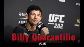 Billy Quarantillo UFC 282 full post-fight interview