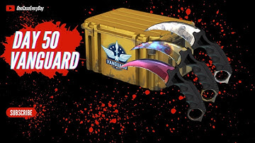 Opening a CS:GO case every day until i get a knife or gloves, Operation Vanguard Weapon Case, Day 50